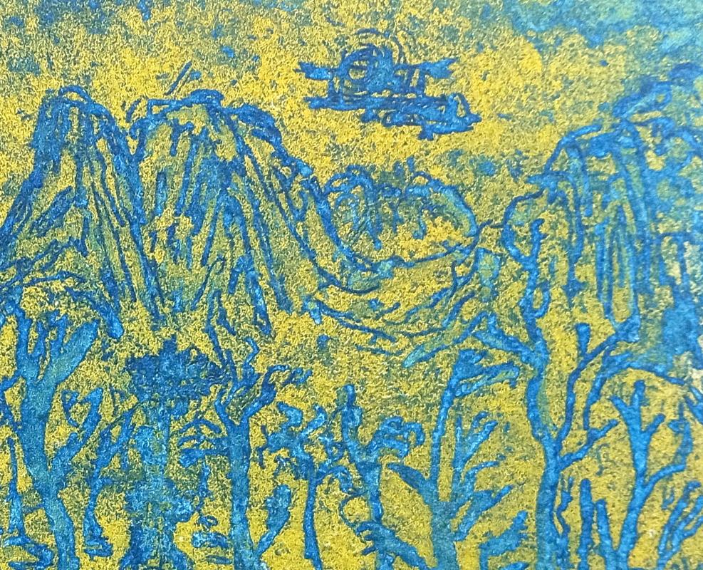 Xenologie - Journey in an Alien Biplane over Mountain and Forest