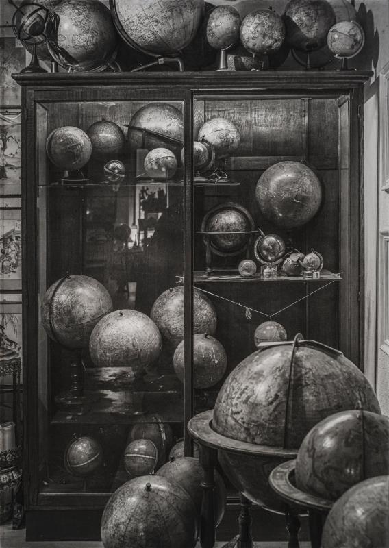 Globes (walnut ink, walnut frame)