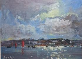 Across the Camel estuary 