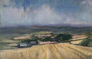 Tuscan Hues Under Devon Skies
