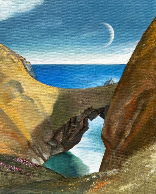 New moon at devil's drop