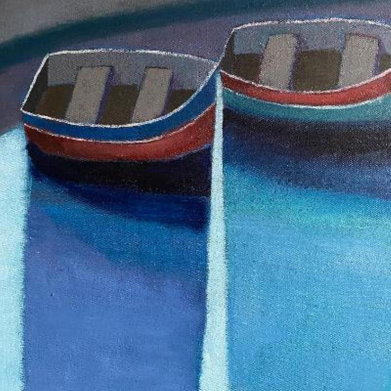 Three Boats Moored 