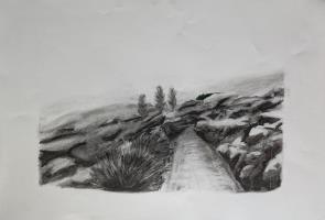 Cill Rialaig, study 2