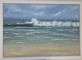 Breaking waves South Beach Cahore