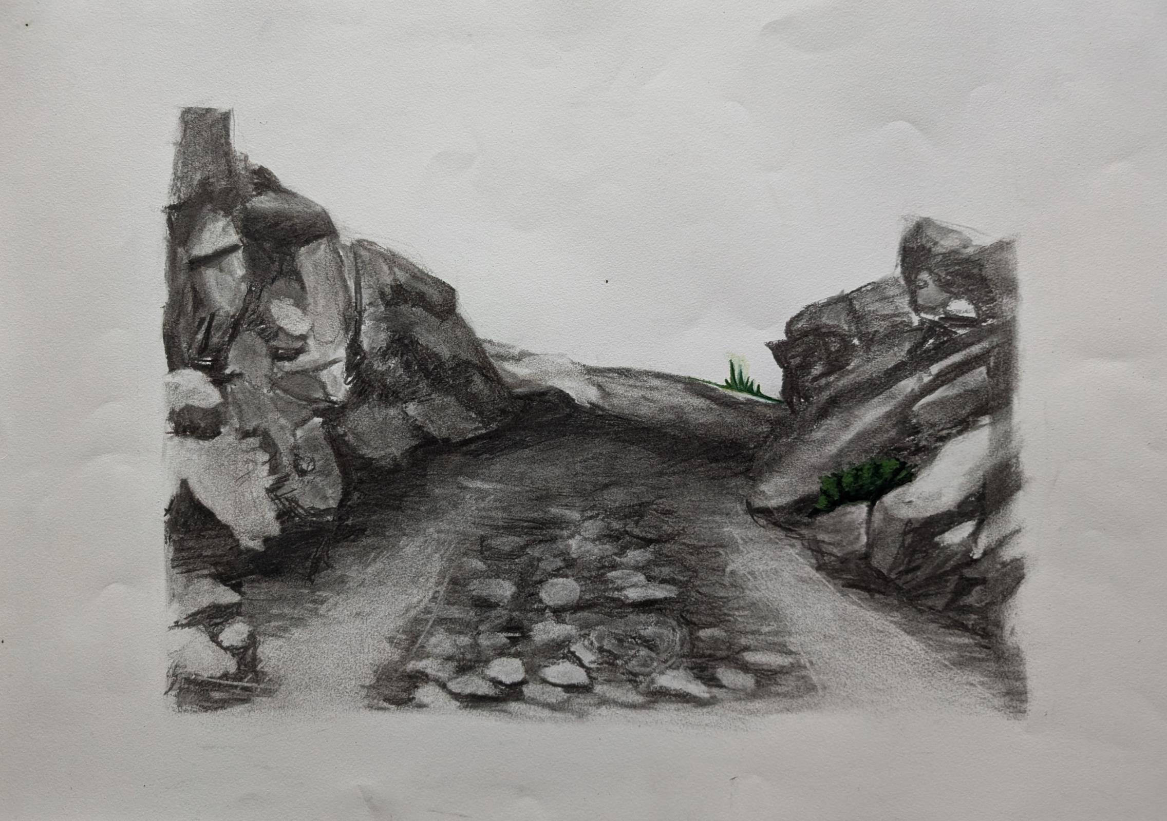 Cill Rialaig, study 1