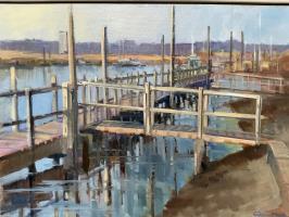Pontoons river Blyth 