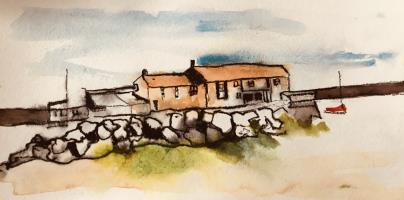 Lyme Regis Cobb Buildings 
