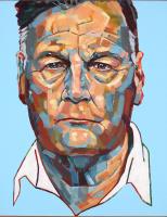 Self Portrait with white collar