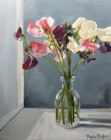 Sweet peas in the window 