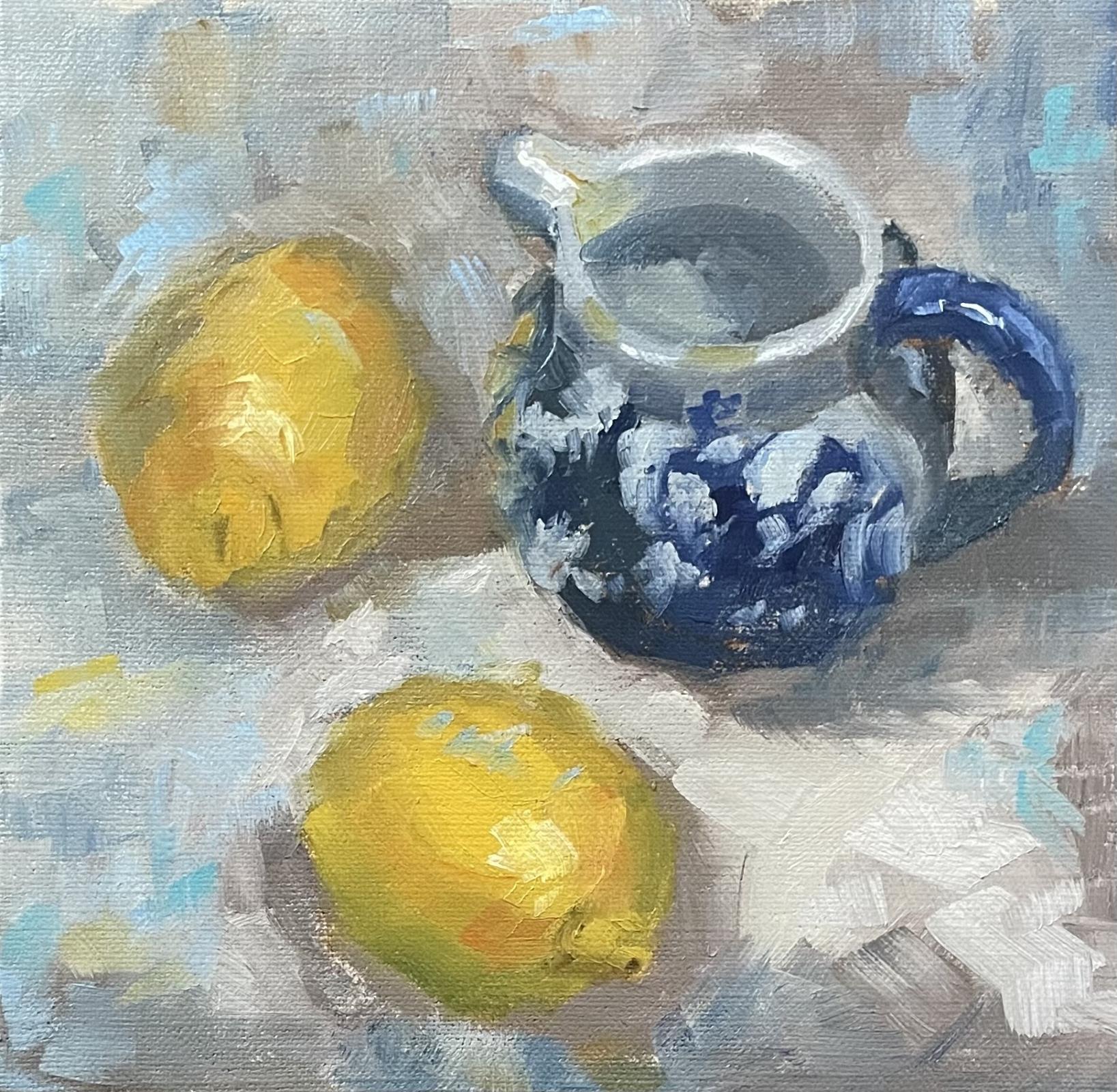 Ironware Jug & Lemons