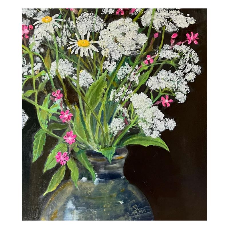 Cow Parsley, Red Campion and Daisies