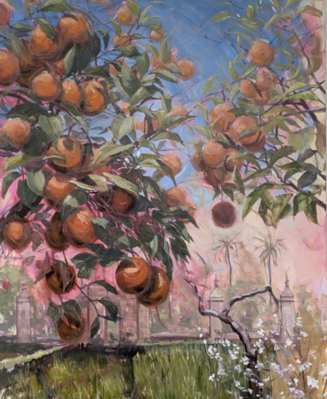 Orange trees at the Alcazar, Seville 