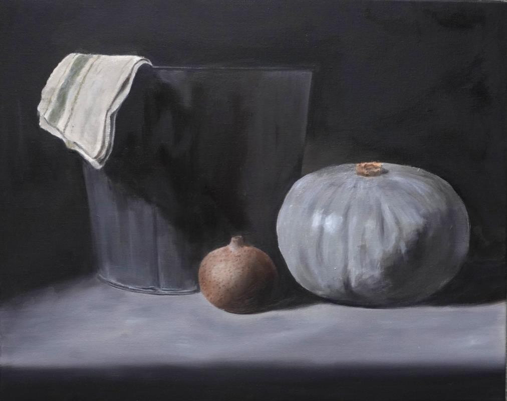 Squash with Pail