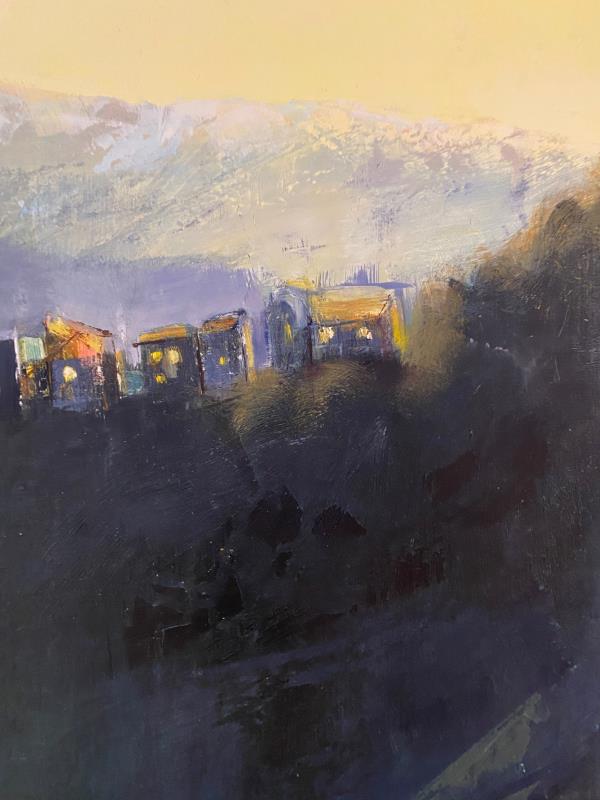 Last light on the village