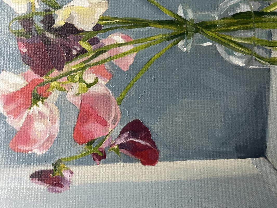 Sweet peas in the window 