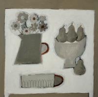 Pears and Flowers