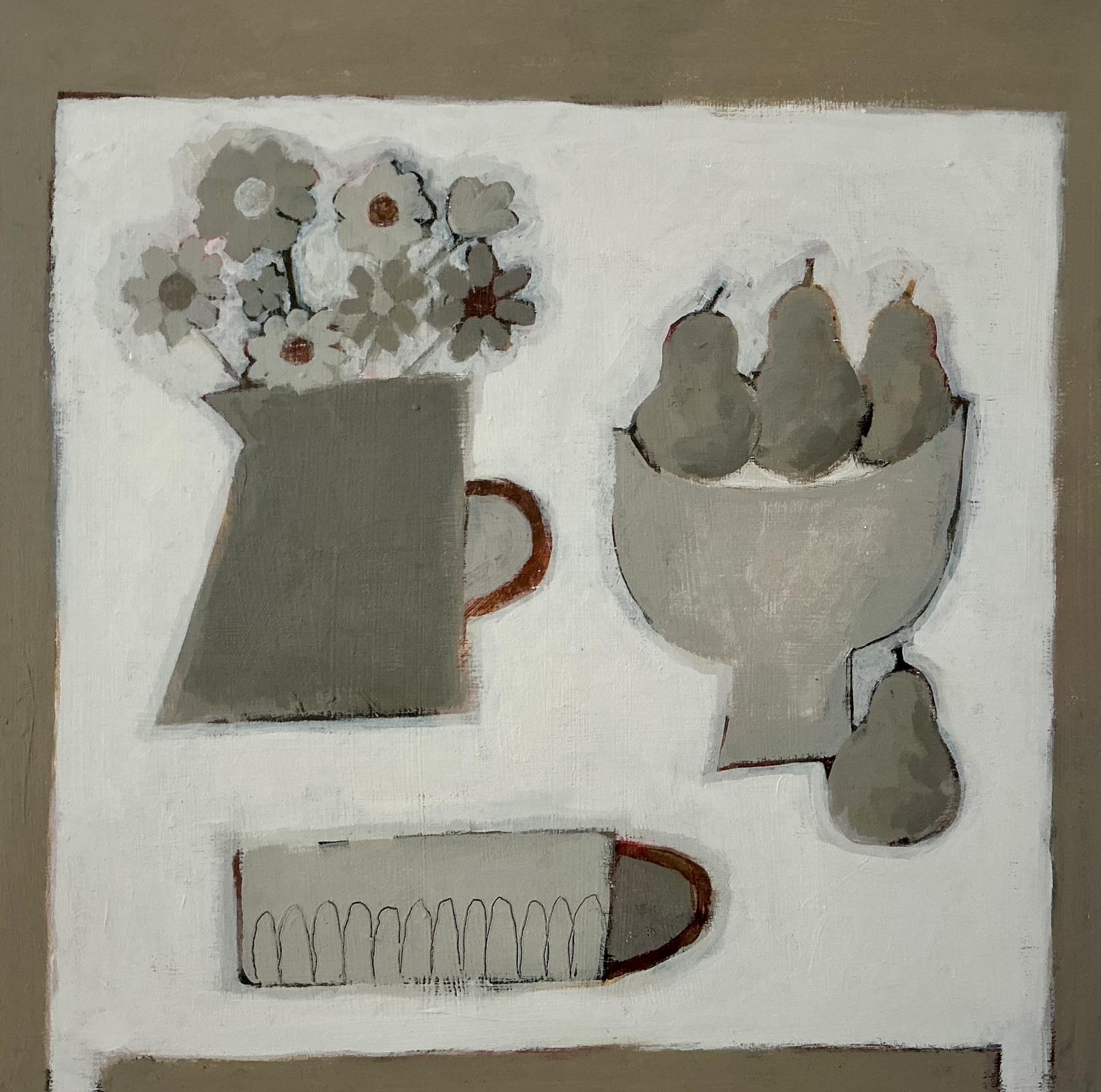 Pears and Flowers