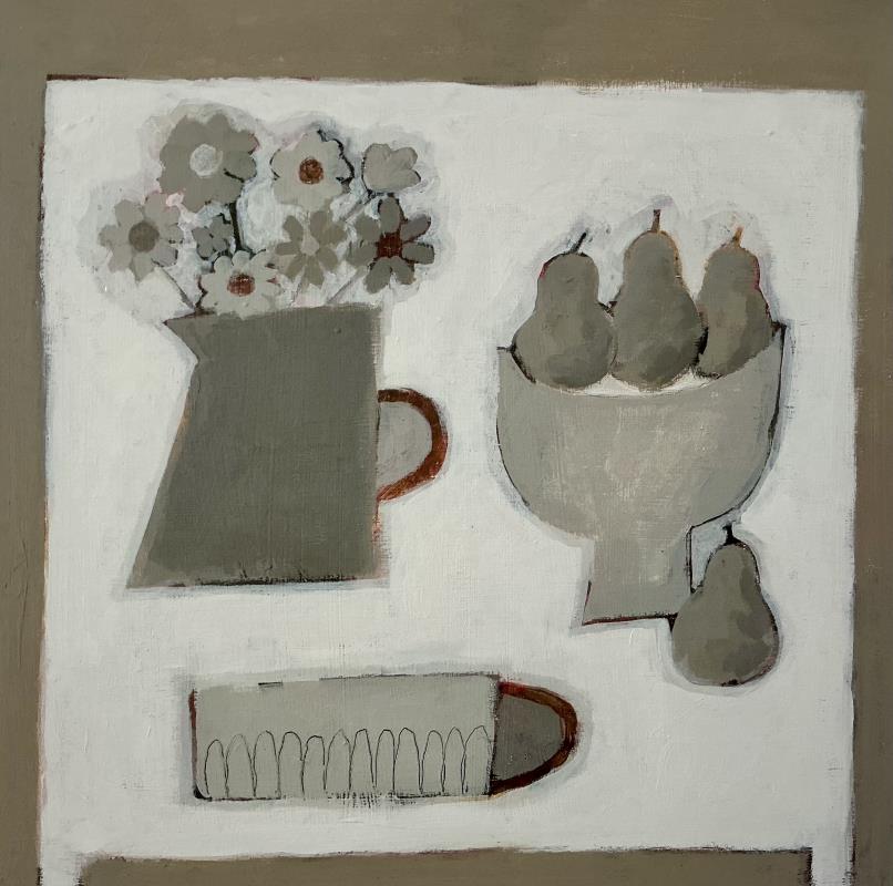 Pears and Flowers
