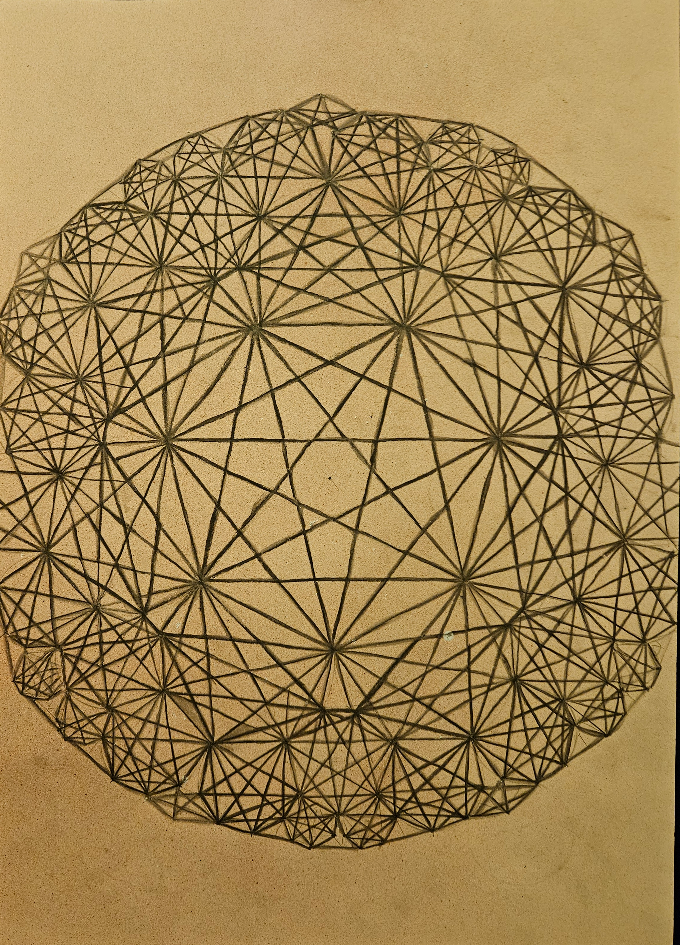 Projective Plane Tiled by Stylized Heptagons