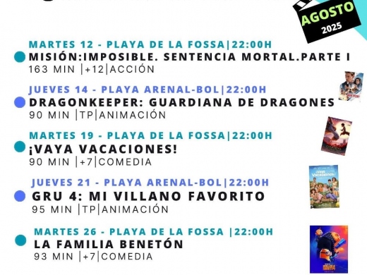 Cinema A La Mar - On the Beach in Calpe
