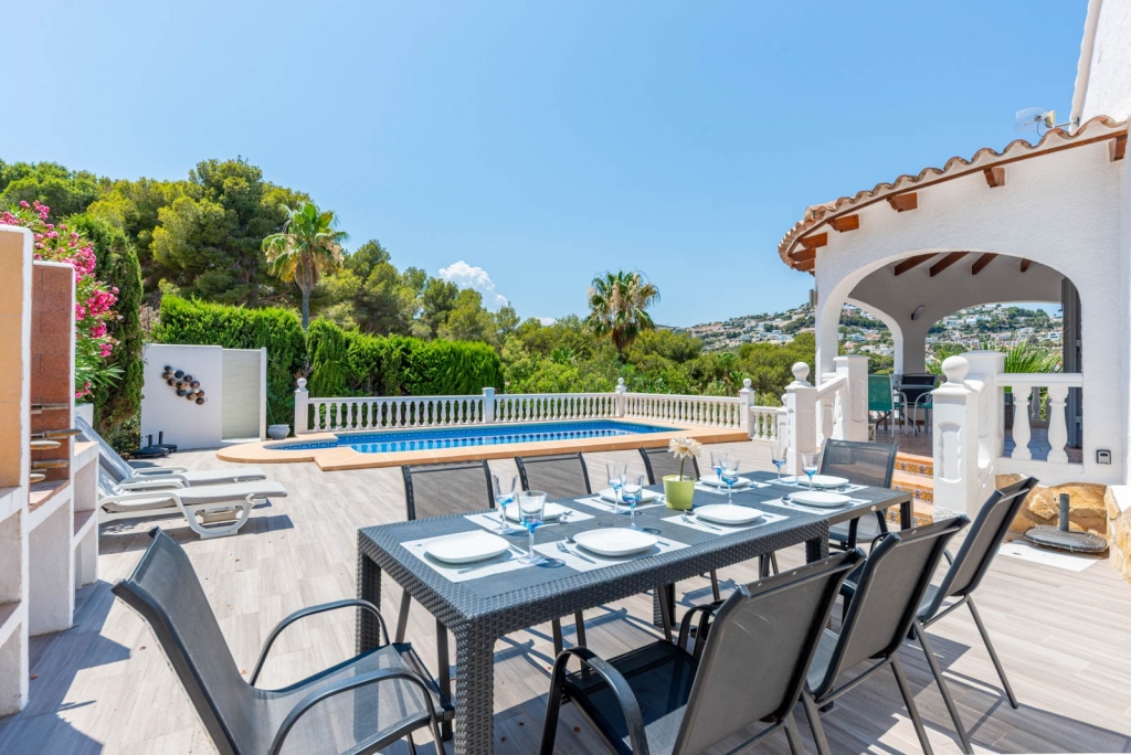 4 bed villa in Moraira