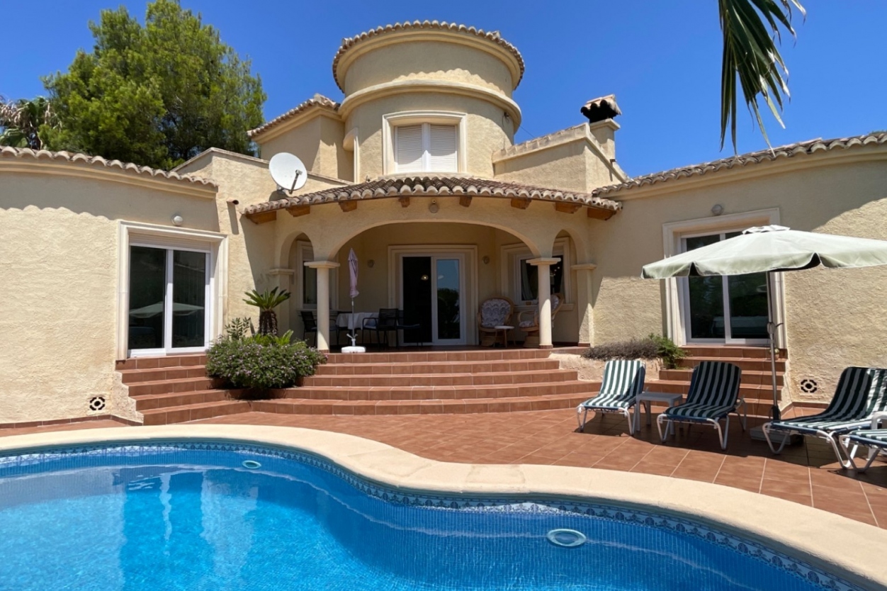 3 bed villa in Moraira