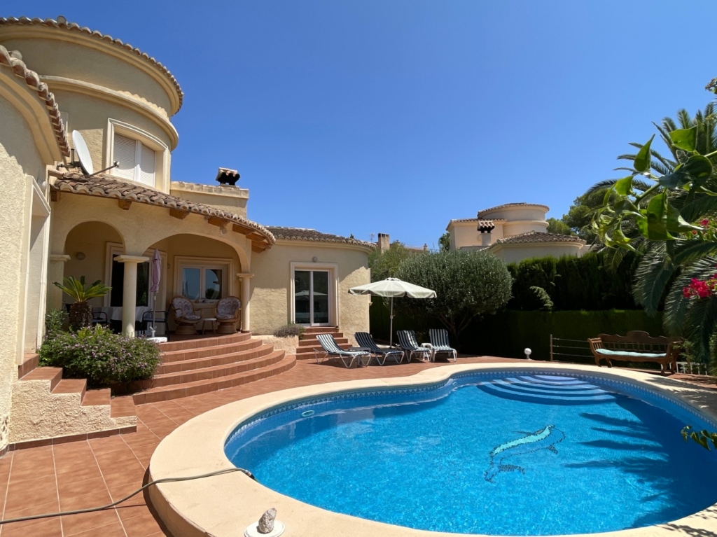 3 bed villa in Moraira