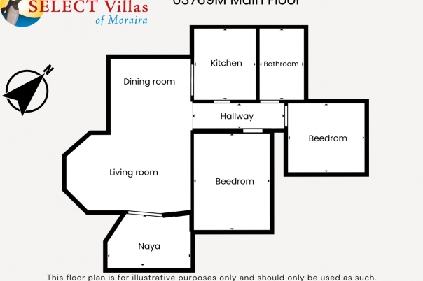 2 bed villa in Moraira