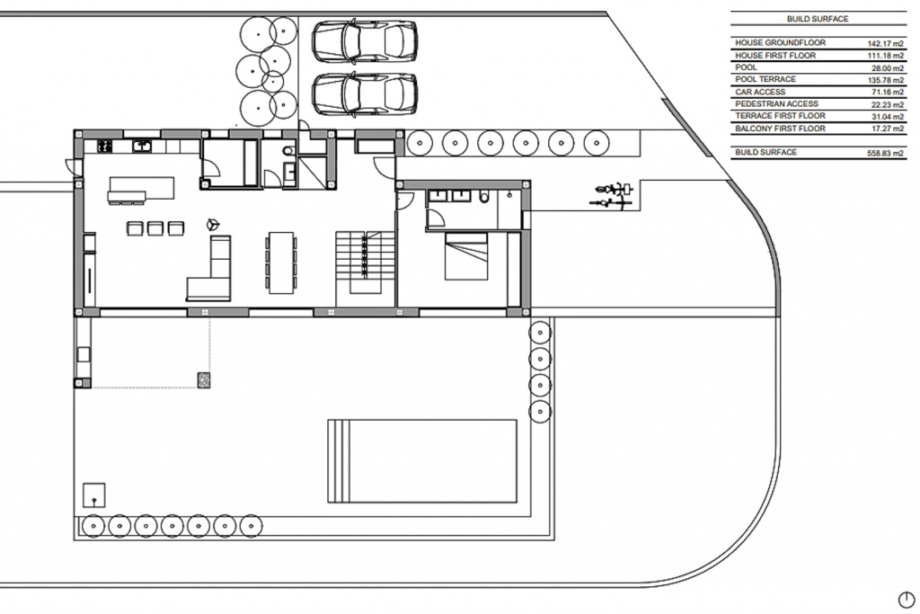 3 bed villa in Moraira