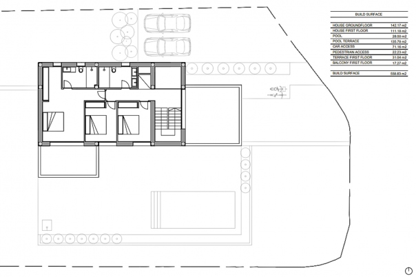 3 bed villa in Moraira