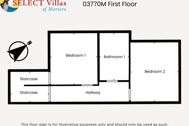 2 bed villa in Moraira