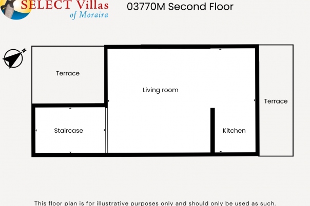 2 bed villa in Moraira