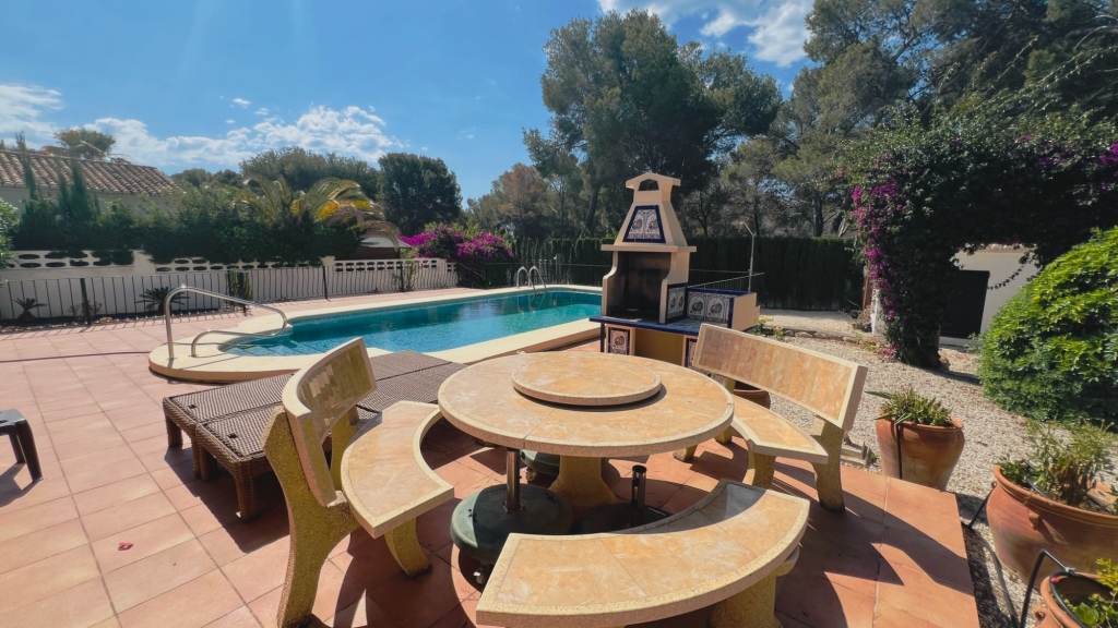 3 bed villa in Moraira