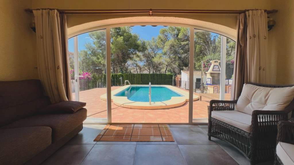 3 bed villa in Moraira