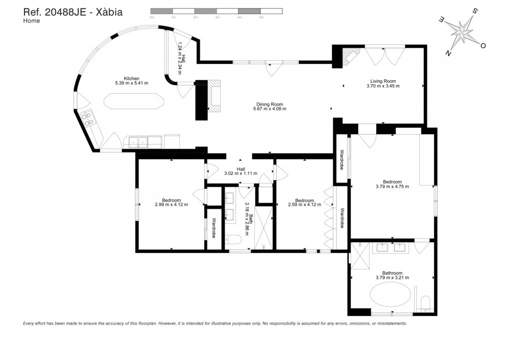 3 bed villa in Jávea