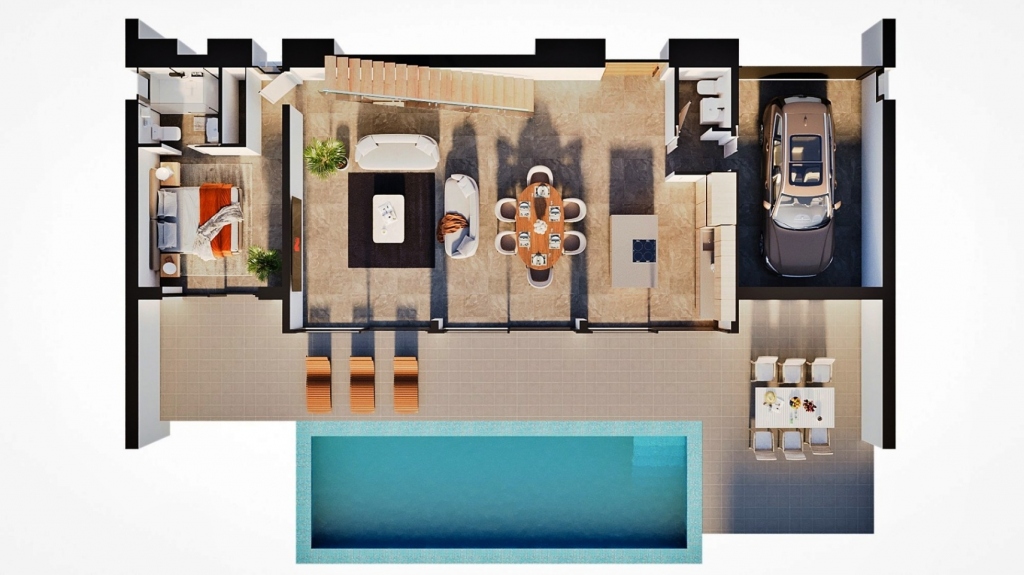 3 bed villa in Calpe