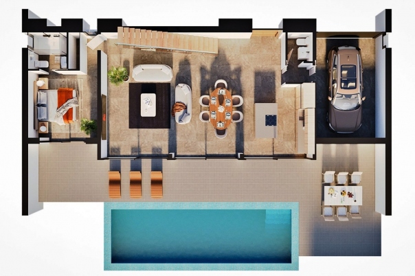 3 bed villa in Calpe