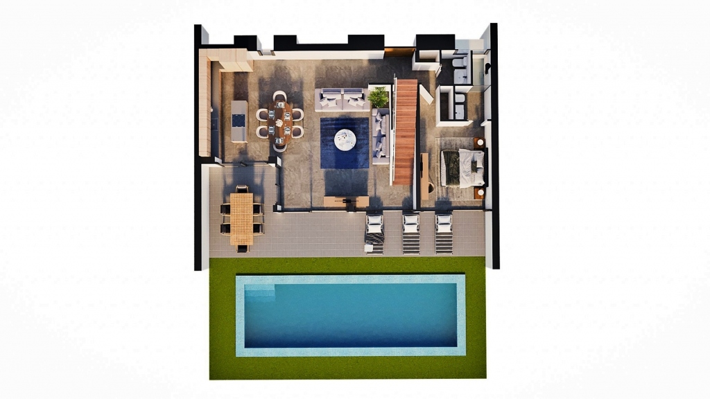 3 bed villa in Calpe