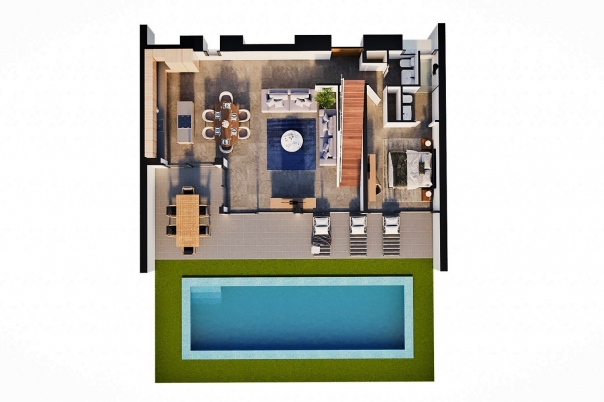 3 bed villa in Calpe