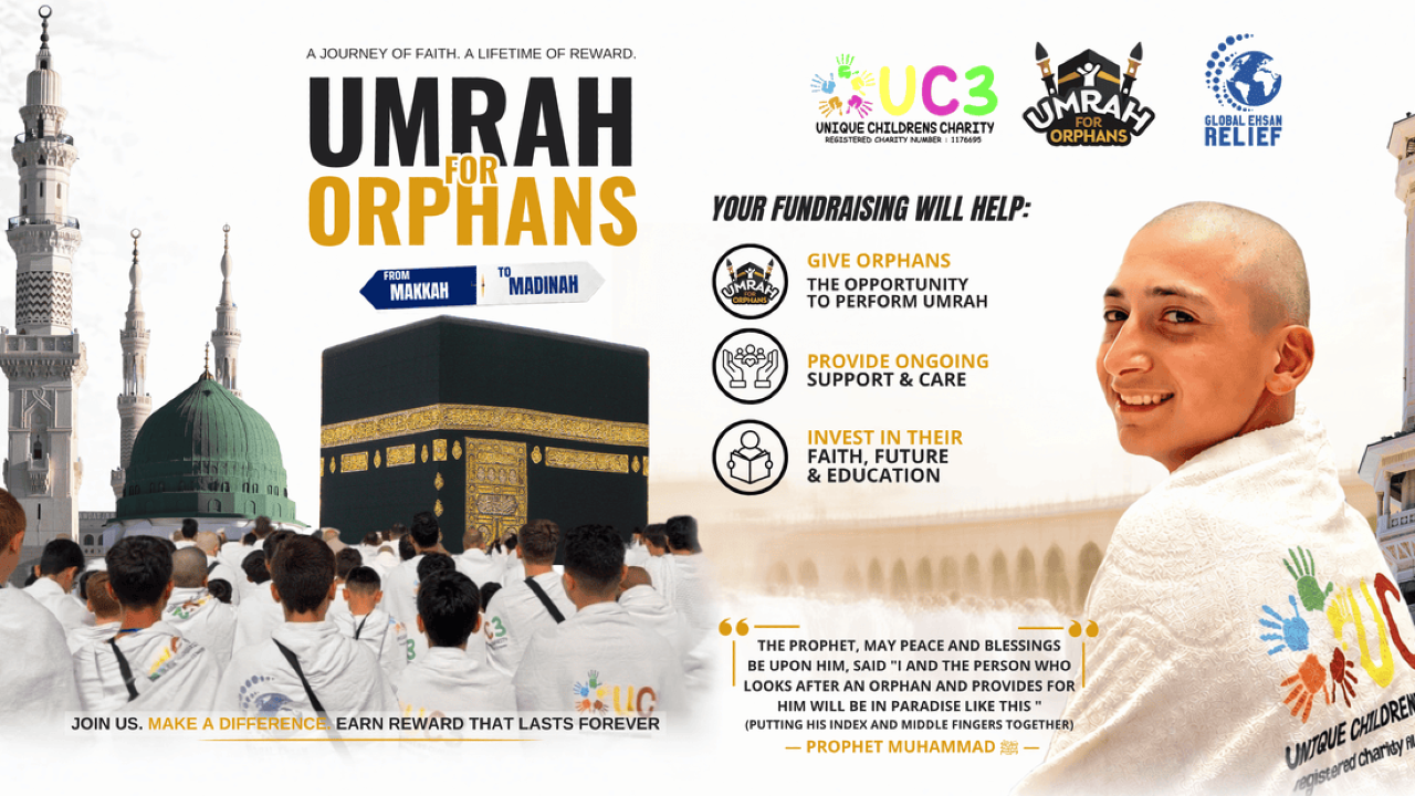 UC3 PEDAL 4 ORPHANS - UMRAH FOR ORPHANS