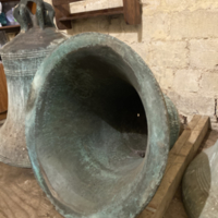 Bell on Belfry Floor during Work 2.jpg