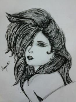 Careless beauty