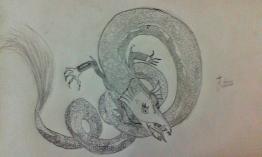 Sea serpent or dragon