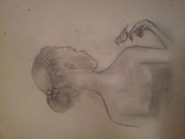 the girl with the bird