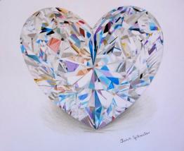 Diamond heart