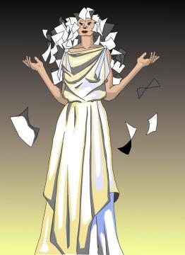 Drawing goddess