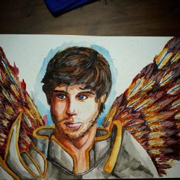 Guardian Angel Watercolor
