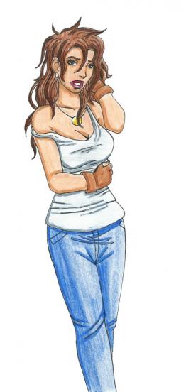 Girl drawing