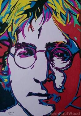 Psychedelic John Lennon by JPW Artist