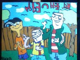 Ed, EDD n EDDY painting